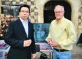 Andy Ng with Wokingham MP Clive Jones.