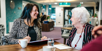 A new stroke cafe launches this week at Farley Gardens care home. Picture courtesy of: Barchester Healthcare