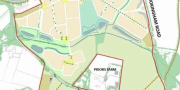 Plans for the site off Easthampstead Road.