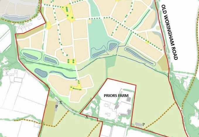 Plans for the site off Easthampstead Road.