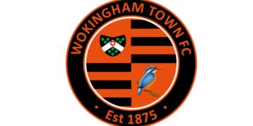 The new Wokingham Town FC badge