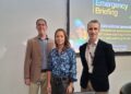 A screening in Reading of the People's Emergency Briefing, prompted a discussion about Reading's flood measures. Picture: Reading and Mid-Berks Steering Group.