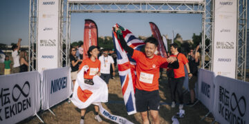 Runners will compete in this year's UK Ekiden relay along the Thames Path. Picture: courtesy of FT Nikkei UK?Ekiden