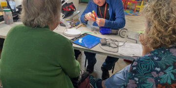 Wokingham Repair Cafe celebrates two years of sustainability. Picture: Ian Grange