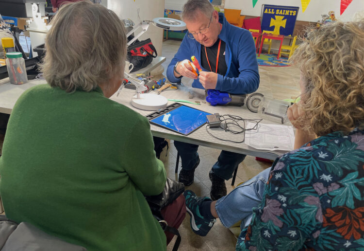 Wokingham Repair Cafe celebrates two years of sustainability. Picture: Ian Grange