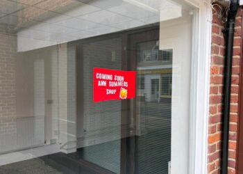 The sign appeared in Wokingham on Wednesday