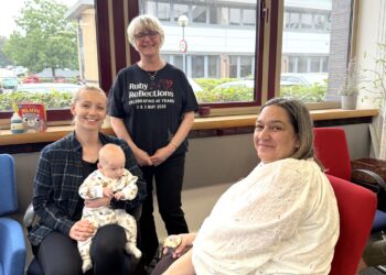 New mums were able to enjoy coffee and connection at The Cowshed. Picture: The Cowshed