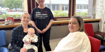 New mums were able to enjoy coffee and connection at The Cowshed. Picture: The Cowshed