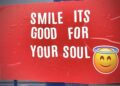 One of the stickers that appeared last week. Pic: Andrew Batt.