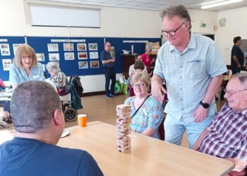 People of all ages enjoyed playing tabletop games in Emmbrook. Picture: St Nicholas Church Emmbrook