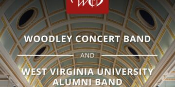 West Virginia University players join WCB in concert. Picture: WCB
