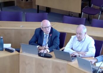 Councillor Jeff Brooks, leader of West Berkshire Council and Councillor Simon Werner, leader of the Royal Borough of Windsor and Maidenhead. (Image: RBWM / YouTube)