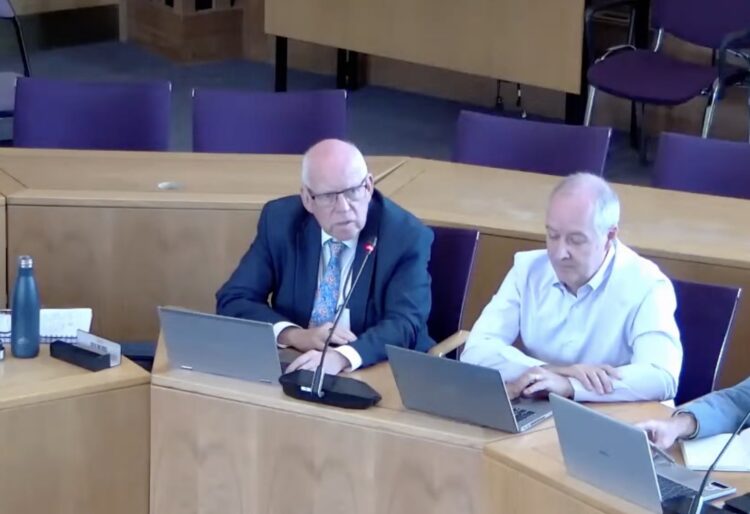 Councillor Jeff Brooks, leader of West Berkshire Council and Councillor Simon Werner, leader of the Royal Borough of Windsor and Maidenhead. (Image: RBWM / YouTube)