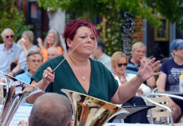St Sebastian Wokingham band at Armed Forces Day. Pic: Andrew Batt.