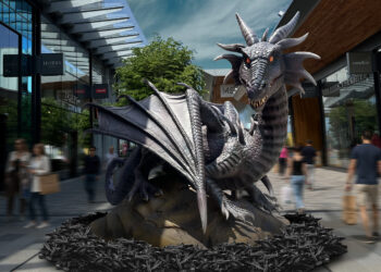 Dragons at The Lexicon in Bracknell.
