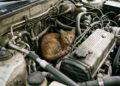Pic: An AI-created image depicting a cat in an engine bay.