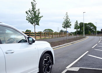 The link road will provide safe and direct access to the new homes being built to the south of the railway.