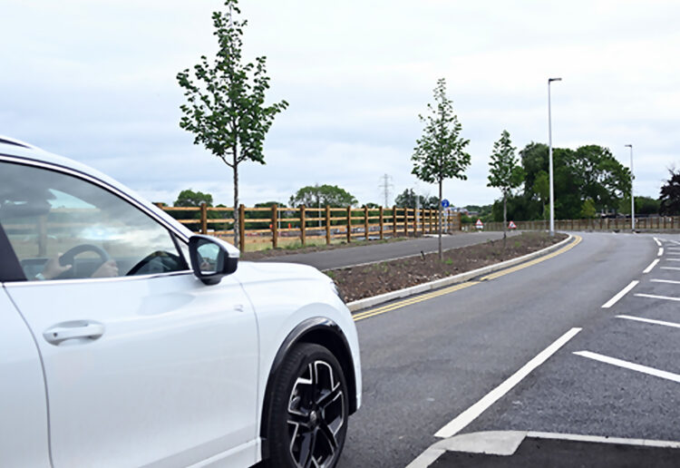 The link road will provide safe and direct access to the new homes being built to the south of the railway.