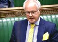 Clive Jones MP in the House of Commons last week: Pic: BBC Parliament.