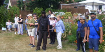 Members of Wargrave Local History Society gave village festival goers an opportunity to delve into Wargrave's past. Picture WLHS