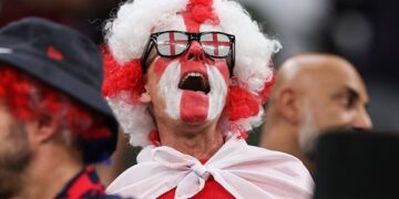 England fan Picture: Wikimedia Commons, Hossein Zohrevand