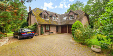 A home currently for sale on Hollybush Ride.