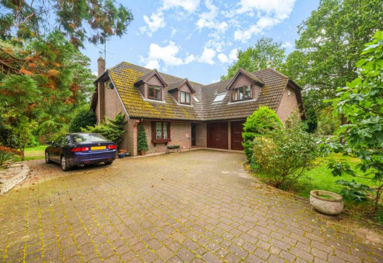 A home currently for sale on Hollybush Ride.