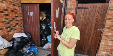 Sam Wills of 51 Hampden Crescent is appalled by the smell from the bin cupboard