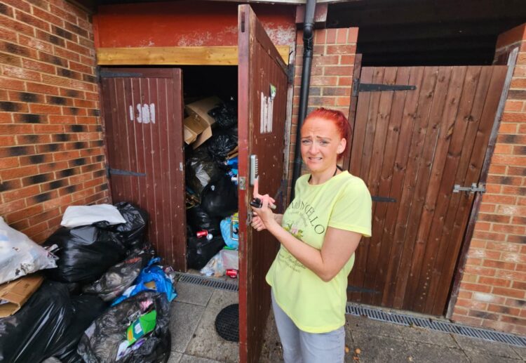 Sam Wills of 51 Hampden Crescent is appalled by the smell from the bin cupboard