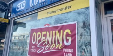 Rge new business in Peach Street. Pic: Andrew Batt.