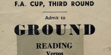 Rge ticket was sold at auction.