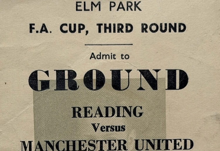 Rge ticket was sold at auction.