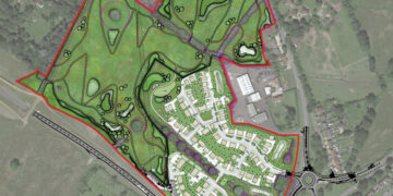 The masterplan of the site.