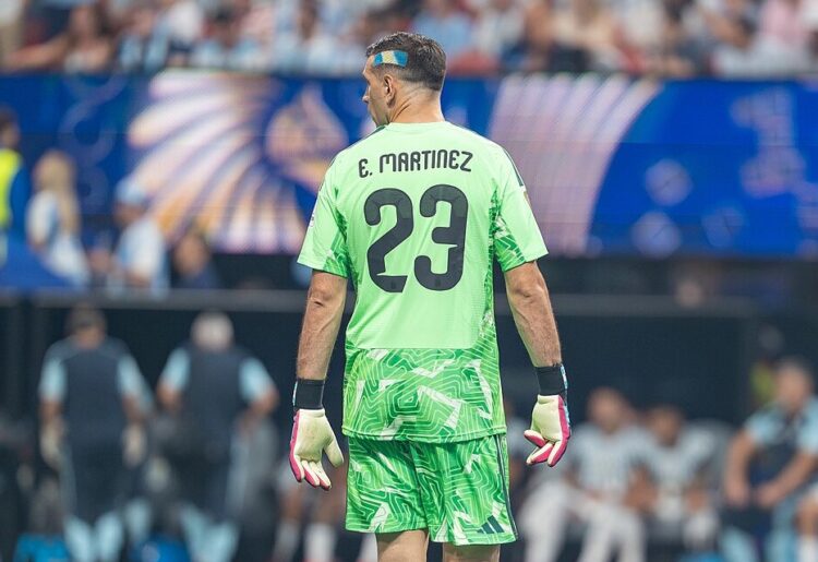 Emiliano Martinez during Argentina v Egypt at the 2026 FIFA World Cup Picture: Bryan Berlin, Wikimedia Commons