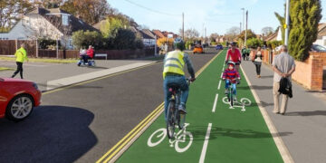 Woodley cycle path Picture: Wokingham borough council