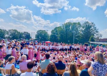 Farley Hill Primary School celebrated 100 years of learning. Picture: Annabel Harding
