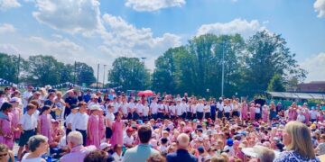 Farley Hill Primary School celebrated 100 years of learning. Picture: Annabel Harding