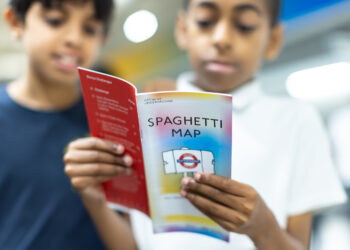 Children can have fun and get creative with TFL's Spaghetti Map during visits to London this summer. Picture: Benedict Johnson