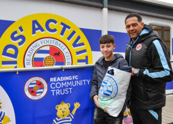 Harry with RFC Community Social Inclusion Manager, Richard Witt
