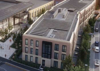 An architect's impression of the Carnival Hub development Picture: HLM Architects