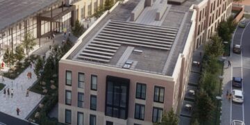An architect's impression of the Carnival Hub development Picture: HLM Architects