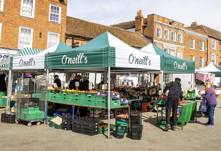 O'Neills at Wokingham market.