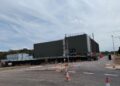 The Natural History Museum Unlocked, which is being built near the M4 at Thames Valley Science Park in Shinfield. Credit: James Aldridge, Local Democracy Reporting Service
