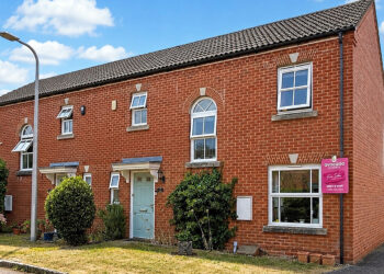 If you want the convenience of town without the noise, this three-bedroom semi-detached home is a stellar find.