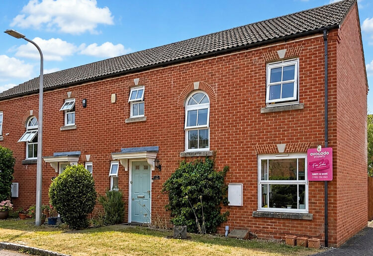 If you want the convenience of town without the noise, this three-bedroom semi-detached home is a stellar find.