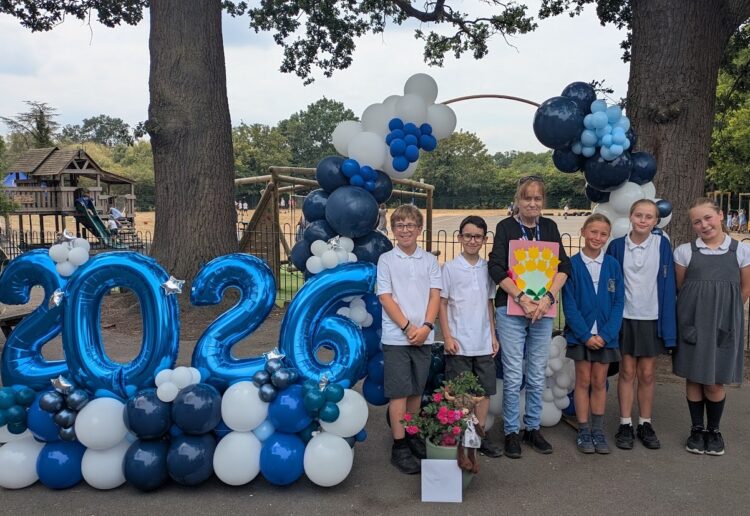There were smiles and tears as the St Nicholas Primary School community said goodbye to Denise Lynch. Picture: St Nicholas Primary