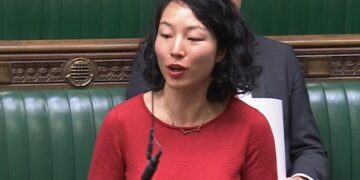 Yuan Yang, the Labour MP for Earley and Woodley, speaking in Parliament. Credit: Parliament Live.TV