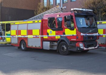 Firefighters were called to Binfield