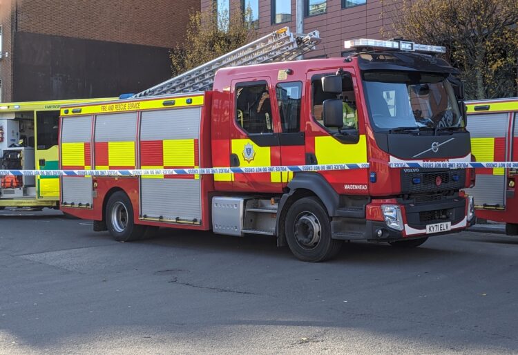 Firefighters were called to Binfield