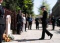 A memorial to PC Andrew Harper was instated at Forbury Gardens in Reading last year.
